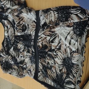 Sunflower blouse plus size